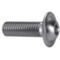 Hexagon low profile, round cap, flanged screw, zinc electro-plated steel 10.9